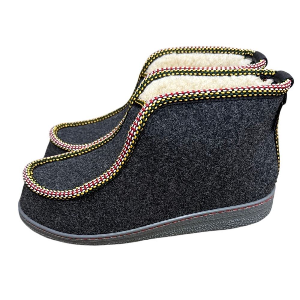 Penelope Chilvers Nordic Felt Wool-Lined Slipper Size 38 US 7 New